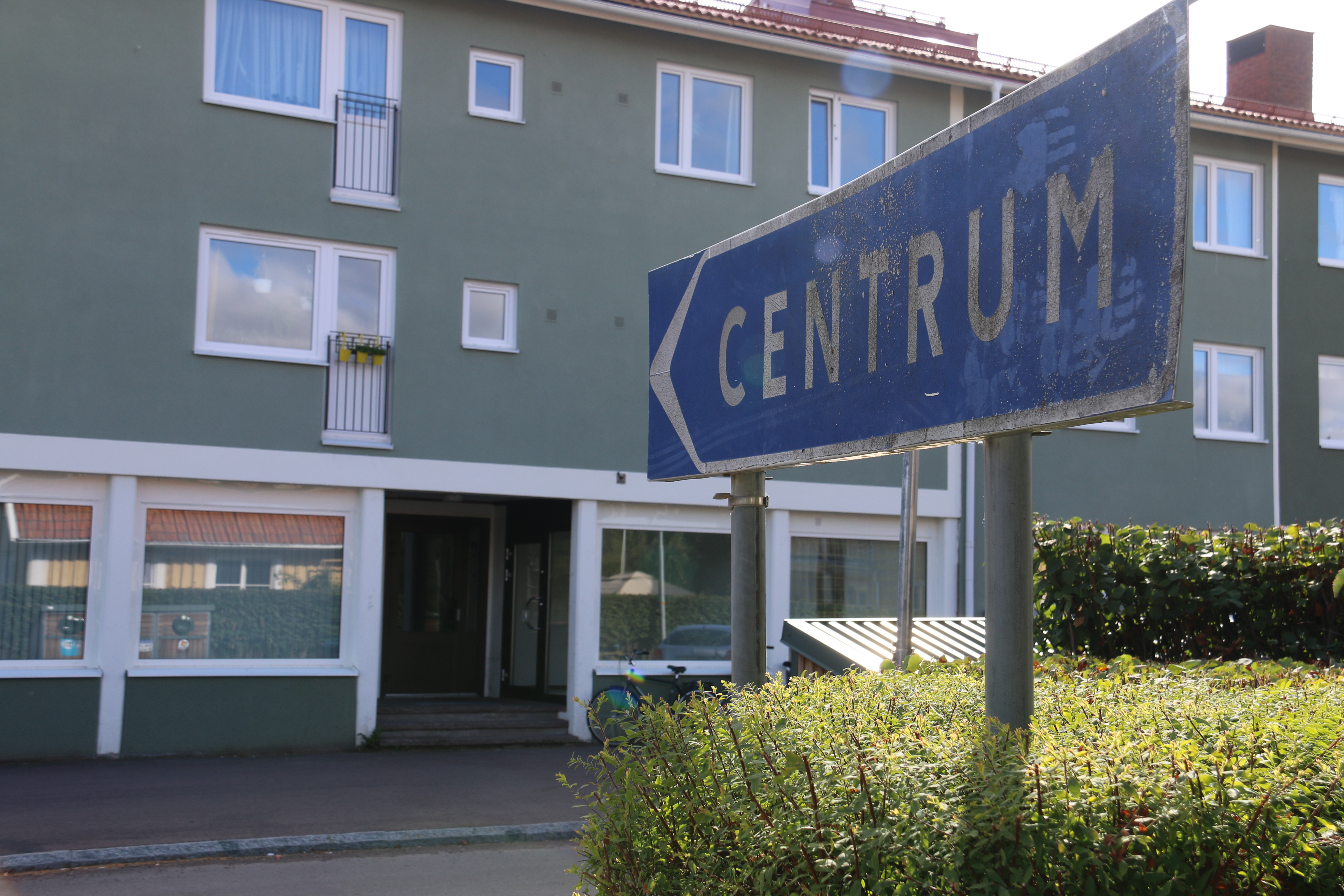 Bild på hyreshus på Järnvägsgatan